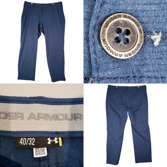 Under Armour Golf Pants Men's 40X32 Chino Straight Leg Showdown Performance 40 - Picture 1 of 10